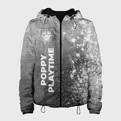 Женская куртка Poppy Playtime - grey gradient по-вертикали