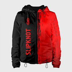 Женская куртка Slipknot - red gradient по-вертикали