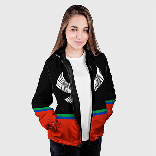 Женская куртка Дагестан цвета / 3D-Черный – фото 3