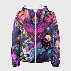 Женская куртка Стиль Cyberpunk