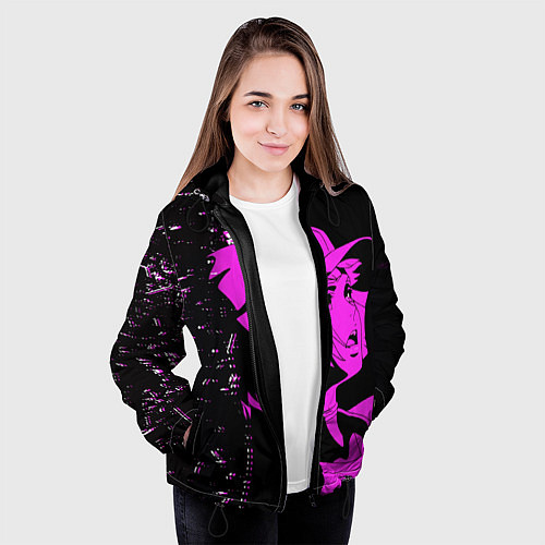 Женская куртка Лазарь: Элейна / 3D-Черный – фото 3