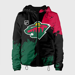 Женская куртка Миннесота Уайлд - брызги краски