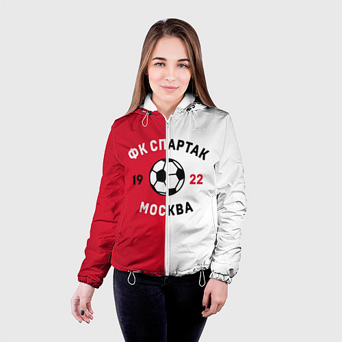 Женская куртка ФК Спартак Москва 1922 / 3D-Белый – фото 4