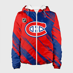 Женская куртка Монреаль Канадиенс - брызги