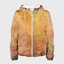 Женская куртка Абстракция - red and yellow spots