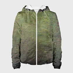 Женская куртка Абстракция - old board painted with green paint