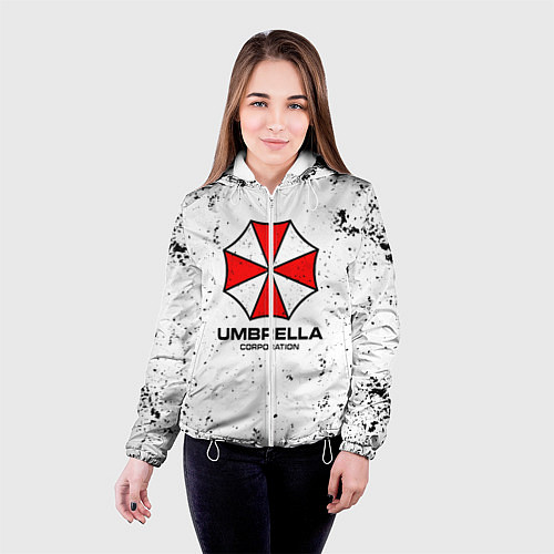Женская куртка Umbrella - white dirt / 3D-Белый – фото 4