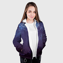 Куртка с капюшоном женская Flawless Space, цвет: 3D-белый — фото 2