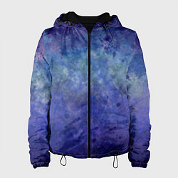 Женская куртка Абстракция - blue tunnel