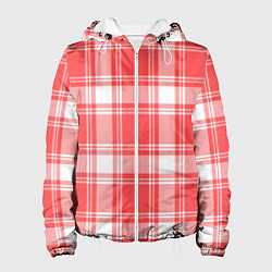 Женская куртка Checked red white