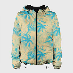 Женская куртка Palm light blue beige