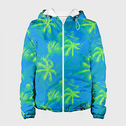 Женская куртка Palm light green light blue