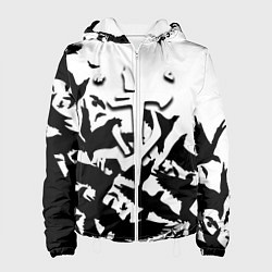 Женская куртка Doom black crow logo