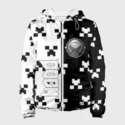 Женская куртка Doom x minecraft pattern