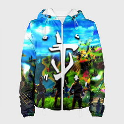 Женская куртка Fortnite x doom logo