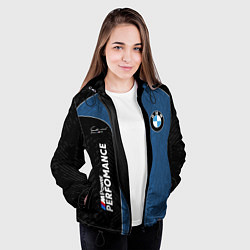 Куртка с капюшоном женская BMW Performance Power, цвет: 3D-черный — фото 2