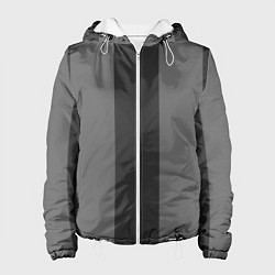 Куртка с капюшоном женская Color black and grey, цвет: 3D-белый