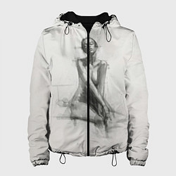 Женская куртка Скетч красивой девушки