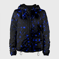 Куртка с капюшоном женская Color blue khaki, цвет: 3D-черный