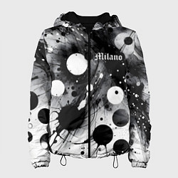 Куртка с капюшоном женская Abstract fantasy pattern - Milano, цвет: 3D-черный