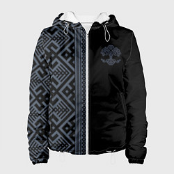 Женская куртка Славянские узоры и древо жизни