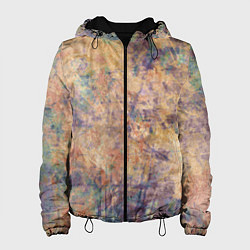 Женская куртка Абстракция - pink marble with blue flecks