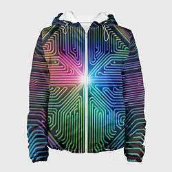 Женская куртка Линейная графика