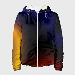 Женская куртка Color black red blue