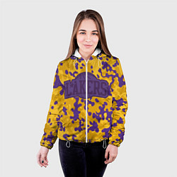 Куртка с капюшоном женская NBA LA Lakers, цвет: 3D-белый — фото 2