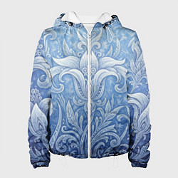 Женская куртка Ледяной цветочный орнамент