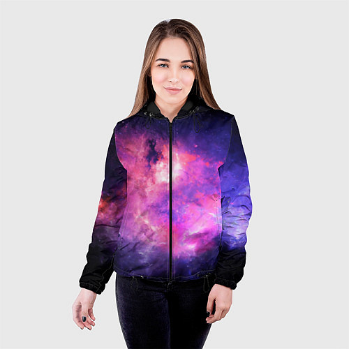 Женская куртка Космос / 3D-Черный – фото 4