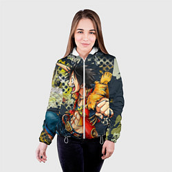 Куртка с капюшоном женская One Piece, цвет: 3D-белый — фото 2