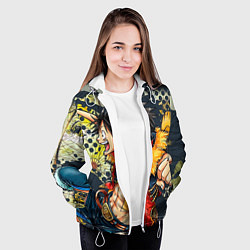 Куртка с капюшоном женская One Piece, цвет: 3D-белый — фото 2