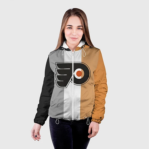 Женская куртка Philadelphia Flyers / 3D-Белый – фото 4