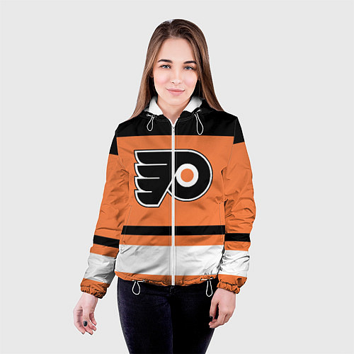 Женская куртка Philadelphia Flyers / 3D-Белый – фото 4