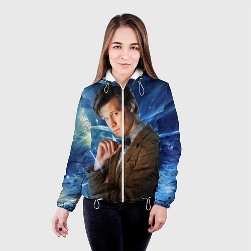 Женская куртка 11th Doctor Who / 3D-Белый – фото 4