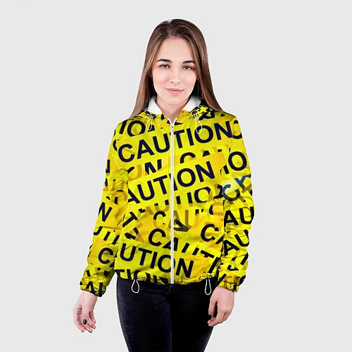 Женская куртка Caution / 3D-Белый – фото 4