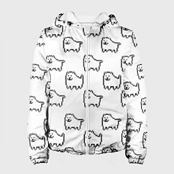 Женская куртка Undertale Annoying dog white