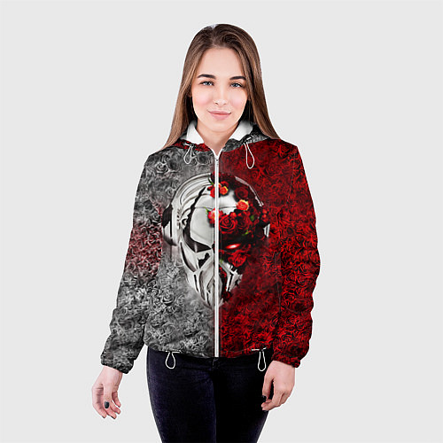 Женская куртка Pirate Station: Flowers / 3D-Белый – фото 4