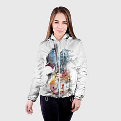 Куртка с капюшоном женская Скрипка, цвет: 3D-белый — фото 2