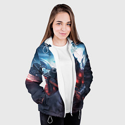 Куртка с капюшоном женская Axe, цвет: 3D-белый — фото 2