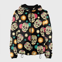 Женская куртка День мертвецов - черепа