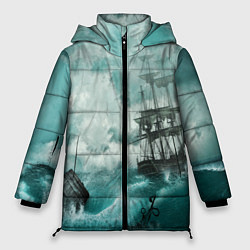 Куртка зимняя женская Море, цвет: 3D-светло-серый