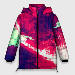 Женская зимняя куртка Брызги красок