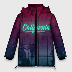 Куртка зимняя женская California, цвет: 3D-черный