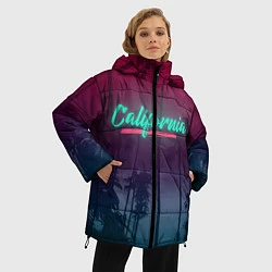 Куртка зимняя женская California, цвет: 3D-черный — фото 2