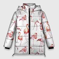 Женская зимняя куртка Действия фламинго