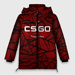 Куртка зимняя женская Cs:go - Crimson Web Style Factory New Кровавая пау, цвет: 3D-черный