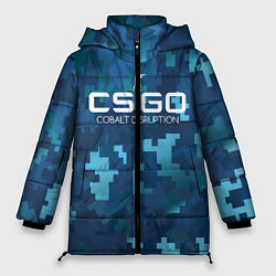 Женская зимняя куртка Cs:go - Cobalt Disruption Ржавый кобальт
