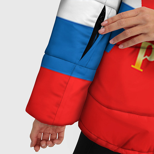 Женская зимняя куртка Сборная РФ: #91 TARASENKO / 3D-Красный – фото 5